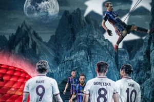 拜仁发布战国米海报：格雷茨卡、凯恩、萨内出镜